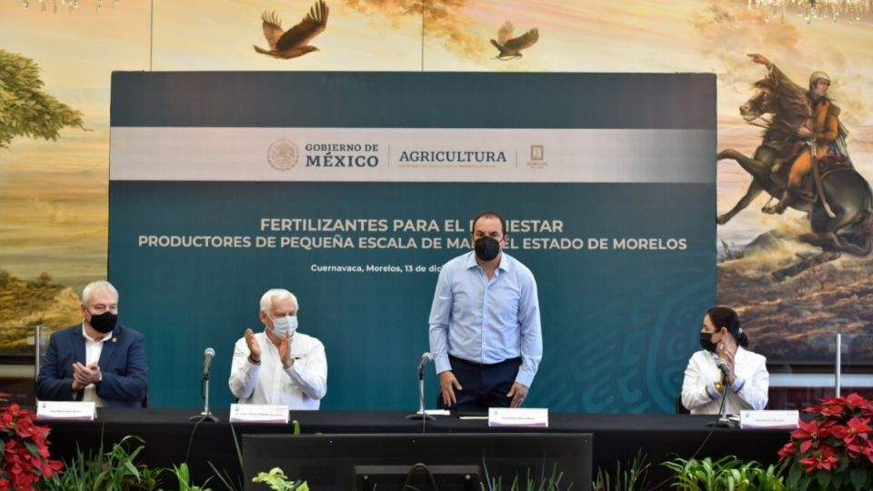 El gobernador de Morelos, Cuauhtémoc Blanco, aseguró que los recursos serán entregados directamente a los campesinos, quienes realmente los necesitan. Foto: Especial