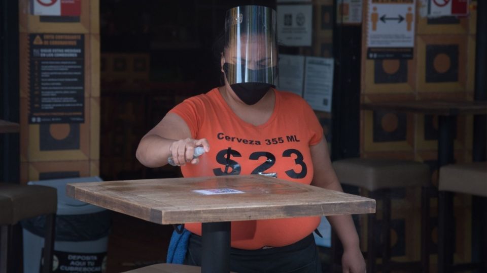 ÁREAS ROJAS. Los empresarios afirman que los contagios no se dan en restaurantes, sino en otras áreas. Foto: Cuartoscuro