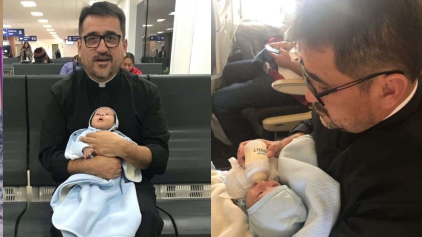 Sacerdote adopta a niño con síndrome de Down y se convierten en una amorosa familia