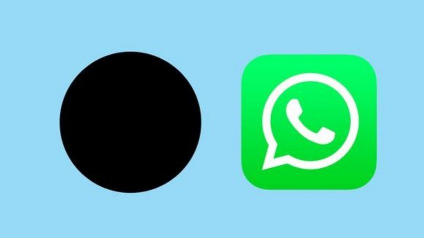 Esto significa el emoji del círculo negro de WhatsApp