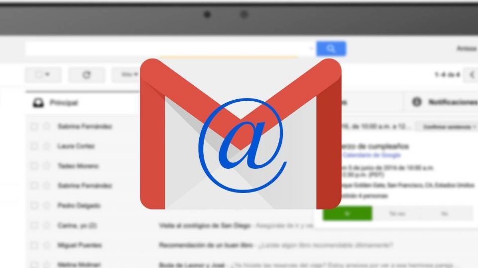 Gmail es el servicio de correo electrónico más usado de todo el mundo. FOTO: ESPECIAL