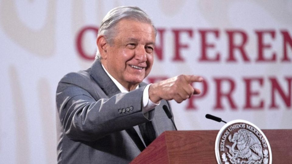 El presidente López Obrador desde la conferencia matutina. Foto: Presidencia