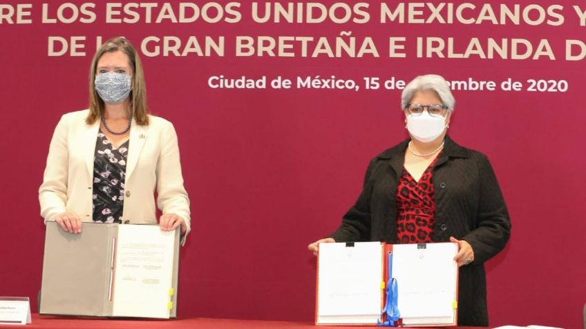 México y Reino Unido firman acuerdo de continuidad comercial