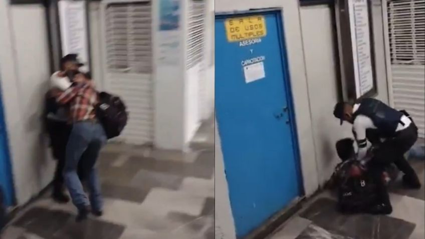 VIDEO VIRAL: Policía somete a usuario ebrio en metro Taxqueña, divide opiniones