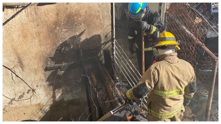 ¡Vaya susto ocasionó un niño de 8 años, incendió muebles en casa!