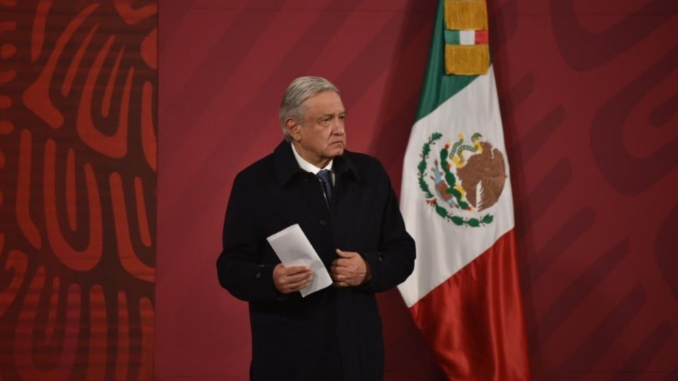 El presidente López Obrador desde la conferencia matutina. Foto: Daniel Ojeda