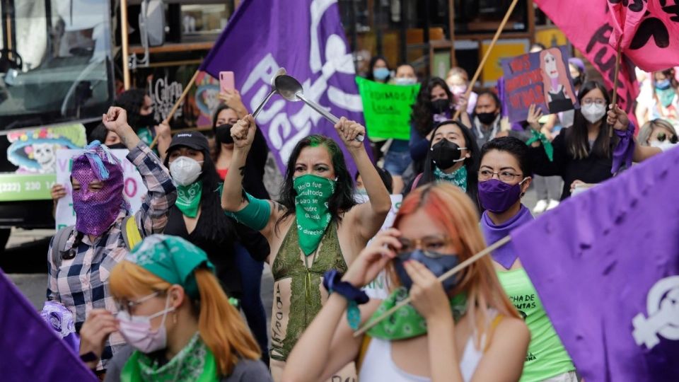 Las Colectivas Feministas 'Malas Hierbas' y 'Vikingas Ciudad de México' realizarán una protesta denominada “No
perdonamos, no olvidamos”. Foto: Cuartoscuro