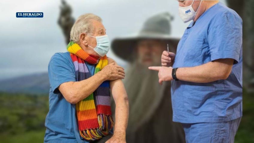 ¡No puedes pasar! Ian McKellen, actor de "El Señor de los anillos", recibió la vacuna contra la Covid-19