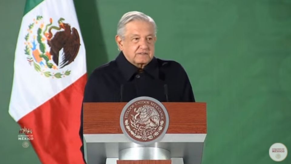 El presidente López Obrador desde Bavispe, Sonora. Foto: Especial