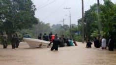 Lluvias dejan 8 mil damnificados al sur de Veracruz