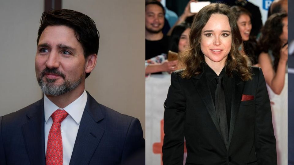 Justin Trudeau aplaude al actor Elliot Page tras anunciar que es trans. Foto: EFE