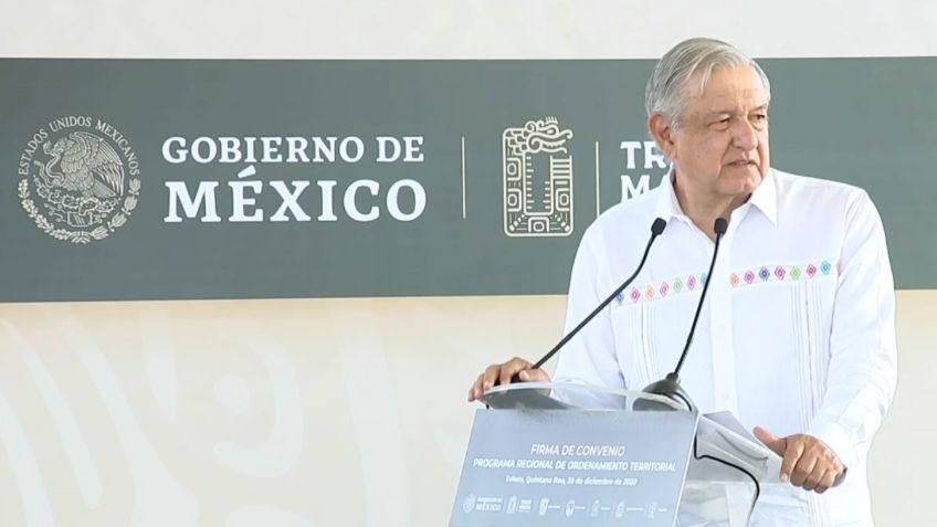 AMLO plantea que Fuerzas Armadas operarán parte del Tren Maya y cuatro aeropuertos