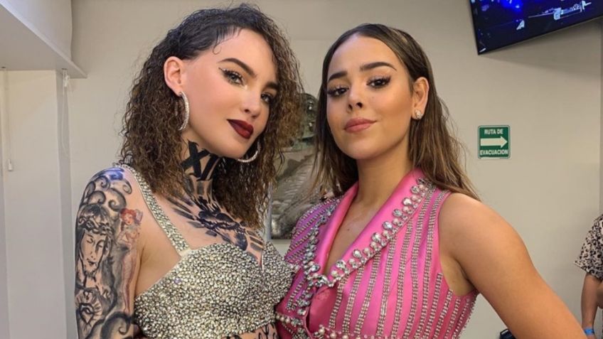 Danna Paola y Belinda COMPITEN por quién luce mejor en COQUETOS atuendos del mismo color: FOTOS