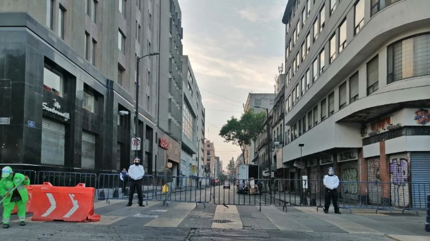 Endurecen cierre de Centro Histórico y movilidad en CDMX