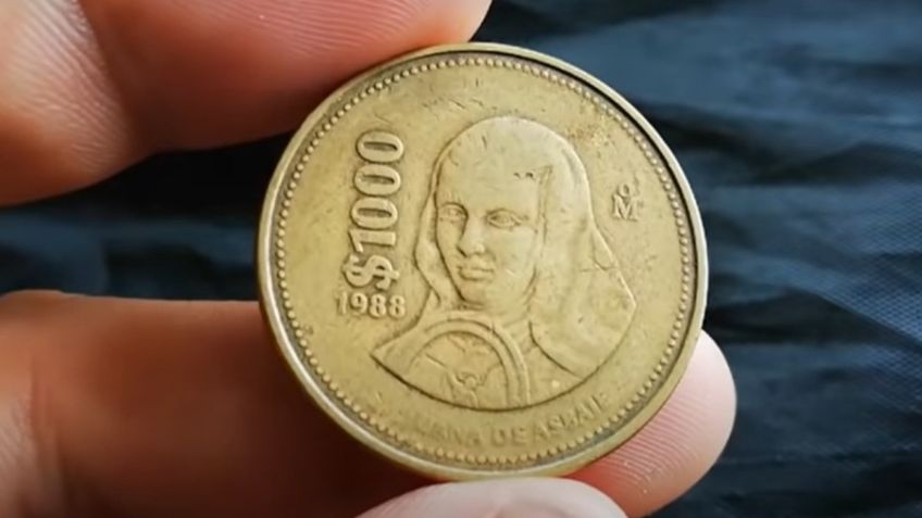 ¿Cuánto vale una "Sor Juana"? Monedas de mil pesos llegan a valer hasta ¡10 mil pesos!