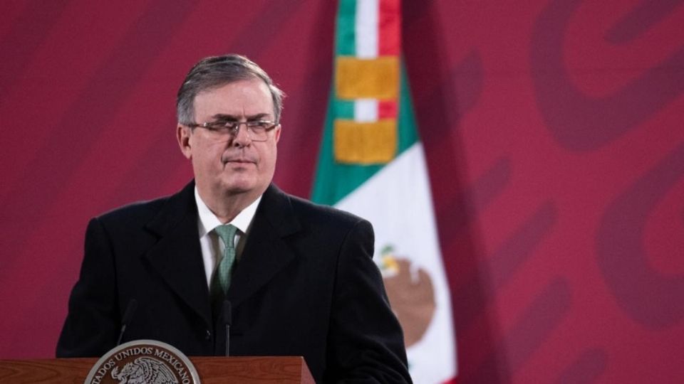 El canciller Ebrard habló sobre la llegada de la vacuna a México. Foto: Presidencia