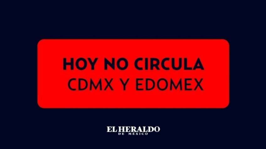 Hoy no circula JUEVES 24 de diciembre en CDMX y EDOMEX