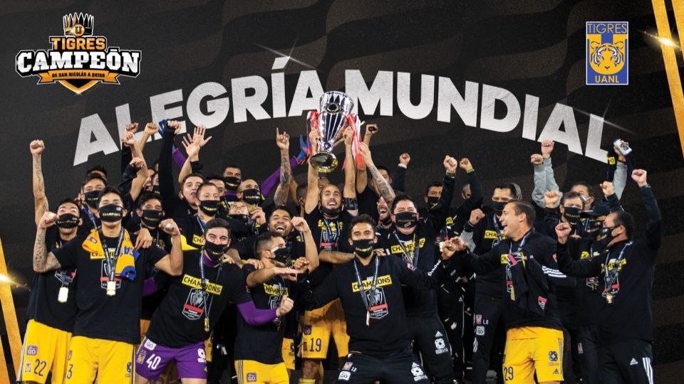 Los felinos llegaron con el trofeo de la Concachampions. Foto: Archivo/ Twitter @TigresOficial