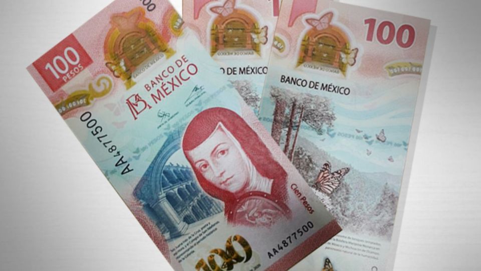 El billete de 100 pesos que se vende a través de Mercado Libre. FOTO: Banxico