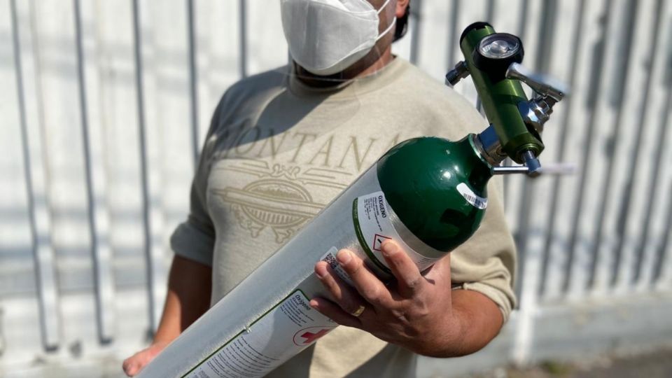 ¿Cuáles son las medidas de seguridad para tener un tanque de oxígeno en casa? 
FOTO: Gerardo García