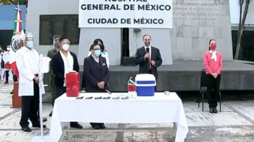 EN VIVO la aplicación de las primeras vacunas Covid-19 en México