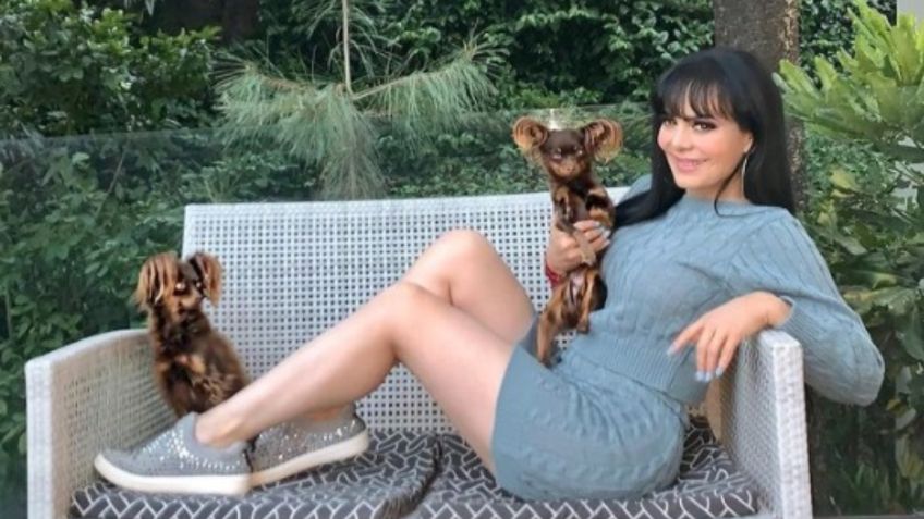 Maribel Guardia deleita con entallado traje rojo navideño: FOTO