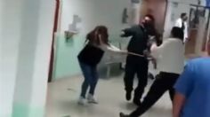 Familia agrede a personal de vigilancia en hospital por no recibir atención médica inmediata: VIDEO