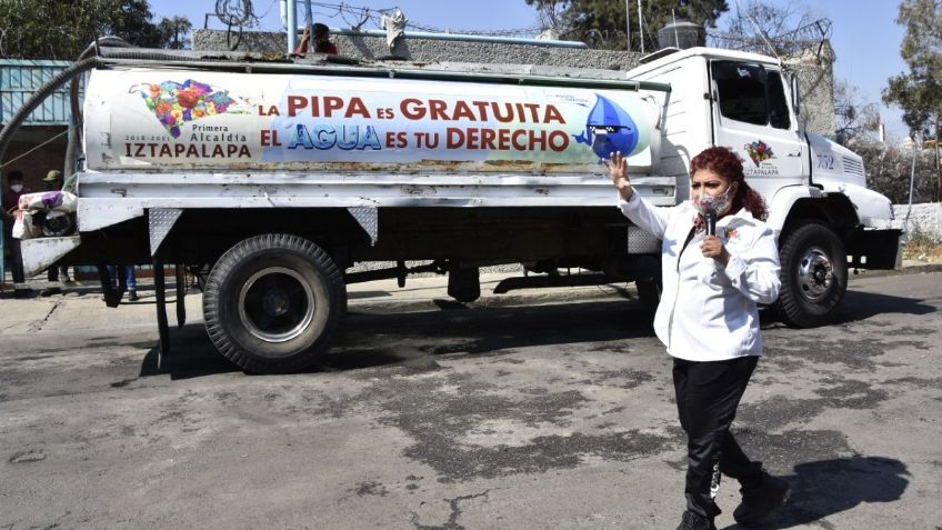 Iztapalapa ha distribuido mil 520 millones litros de agua durante 2020