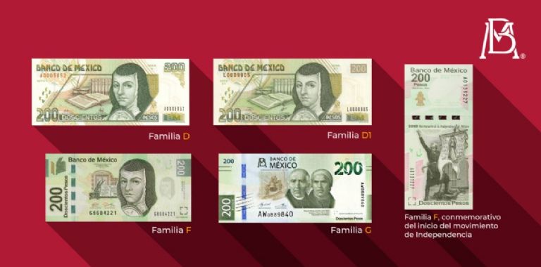 Estos billetes de 200 son válidos. Foto: Banxico