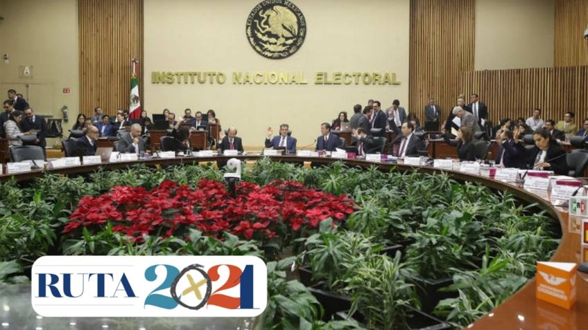 Partidos registran ante el INE coaliciones Va por México y Juntos Haremos Historia