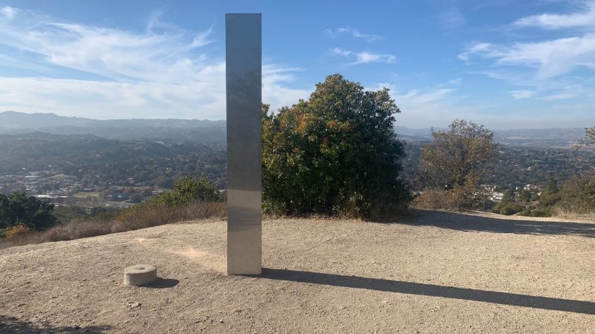 VIDEO VIRAL: ¿Quién está jugando con nosotros? Aparece tercer monolito en montaña de California