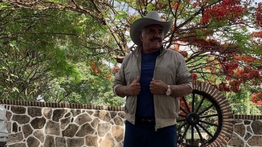 ¡Qué tierno! Vicente Fernández le canta a su bisnieto: VIDEO