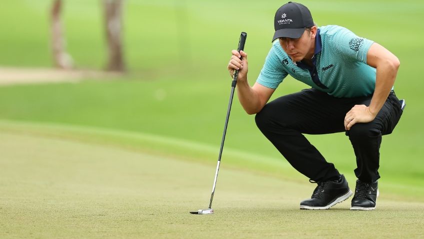 Carlos Ortiz acecha la cima en el Mayakoba Golf Classic