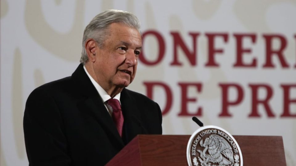 El presidente López Obrador desde la conferencia matutina. Foto: Yadin Xolalpa