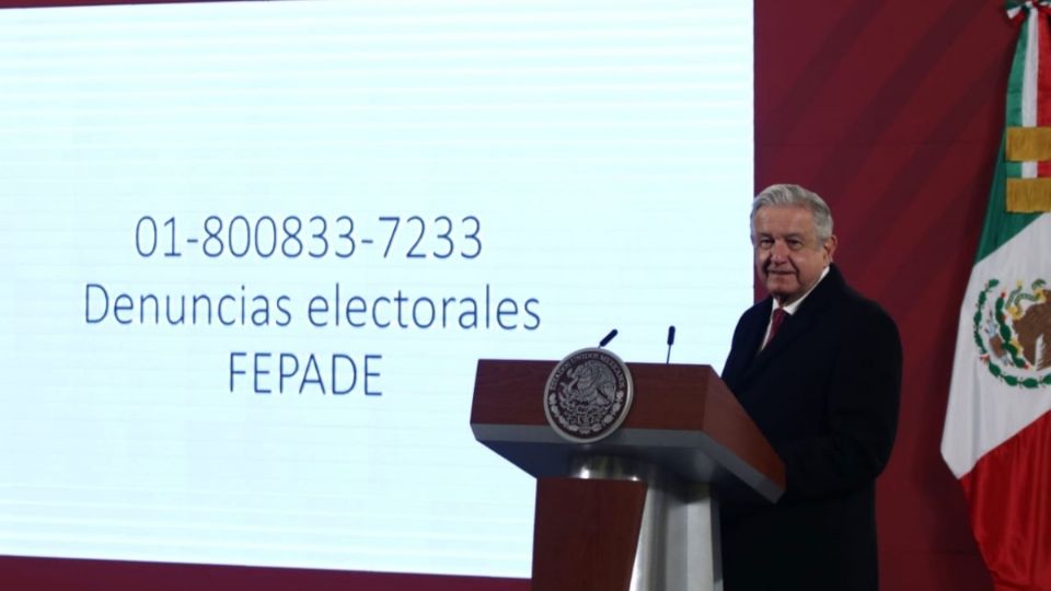 Conferencia matutina del presidente López Obrador. Foto: Yadin Xolalpa