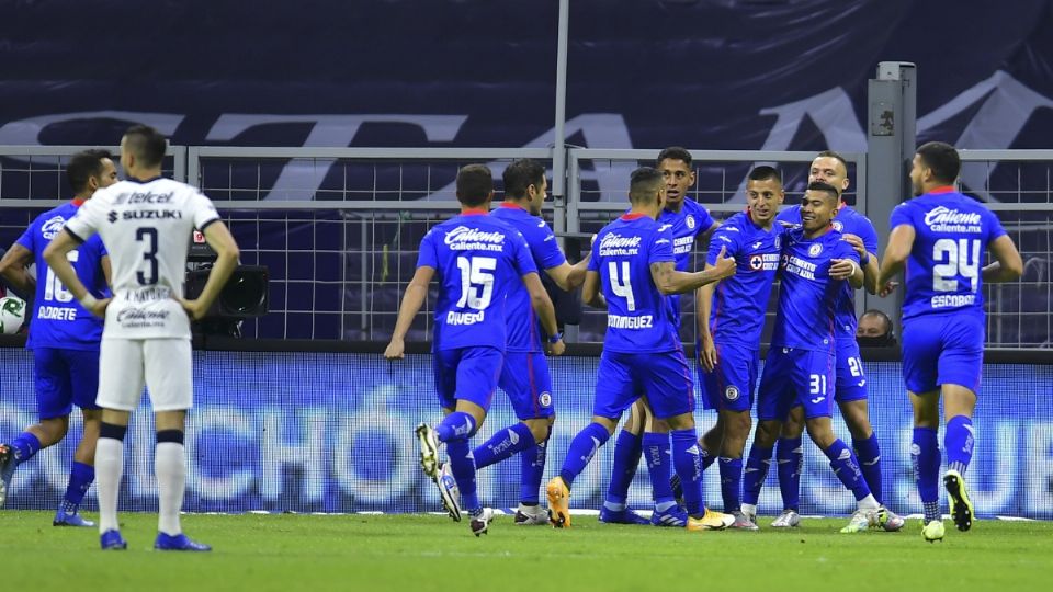 Imagen de jugadores del Cruz Azul. Foto: Mexsport