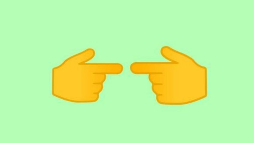 Esto significa el emoji de los dedos que se señalan de WhatsApp