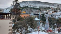 Real de Catorce registra la primera nevada y se ve más "mágico": FOTOS