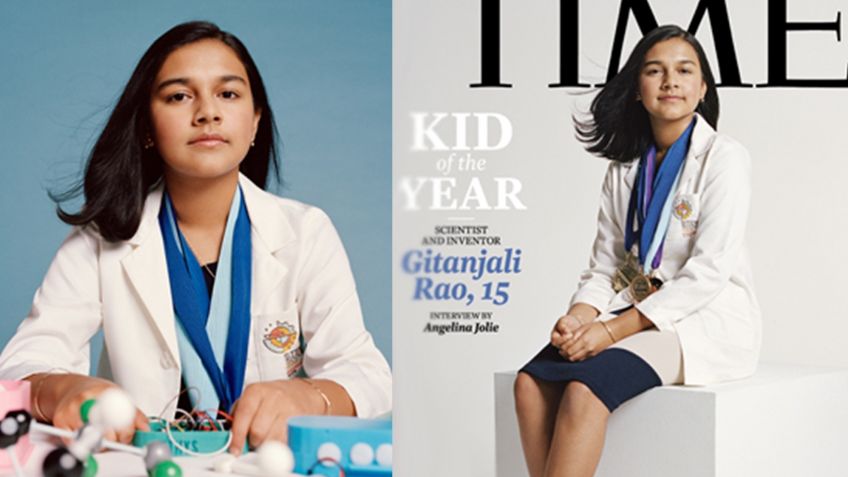 ¿Quién es Gitanjali Rao? Conoce a la "Niña de oro" y portada de la revista Time