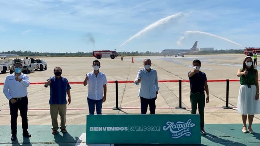 Continúa reactivación aérea en destinos turísticos de Guerrero