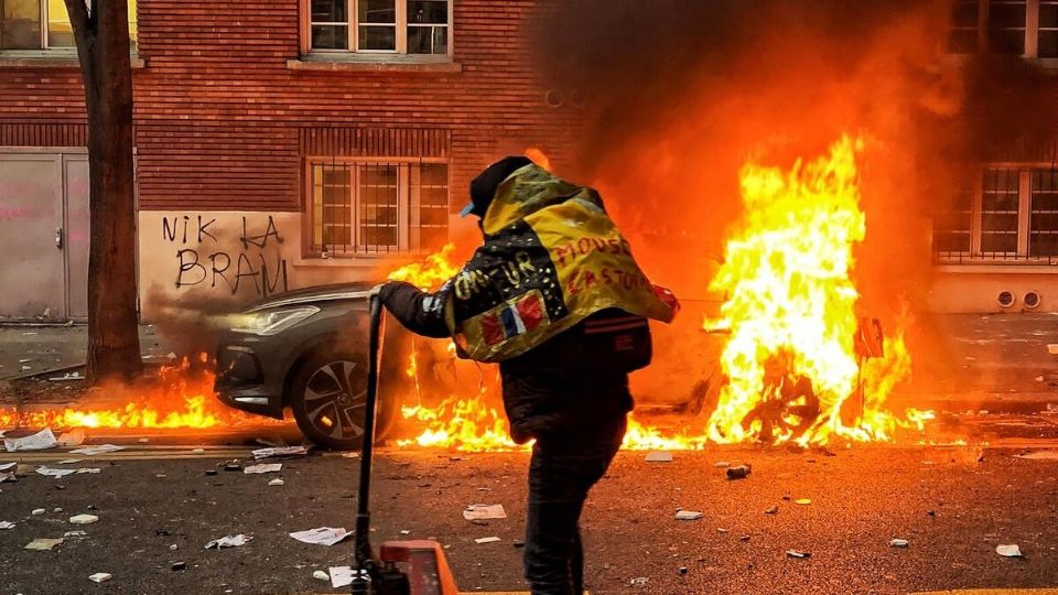 Protestas en Francia generan nuevos disturbios
FOTO: EFE