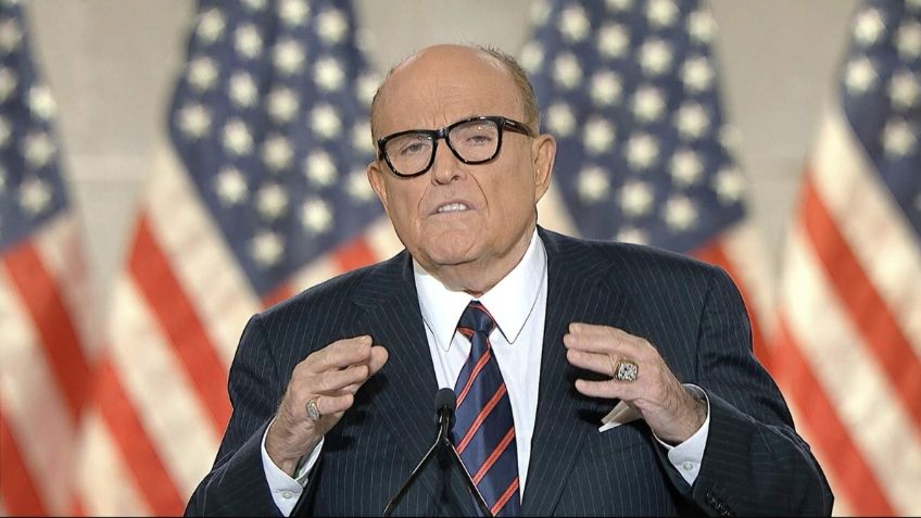 Rudolph Giuliani da positivo a Covid-19, confirma Donald Trump a través de Twitter