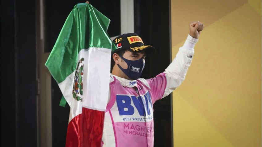 "Enaltece a nuestro país", AMLO felicita al "Checo" Pérez por su triunfo en F1