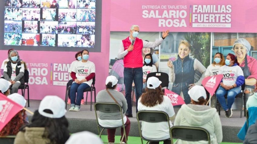 Apoyamos a la economía familiar con el Salario Rosa: Alfredo Del Mazo