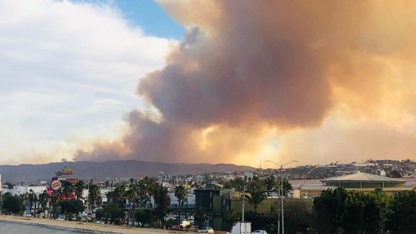 Incendio arrasa con 4 mil hectáreas en Baja California