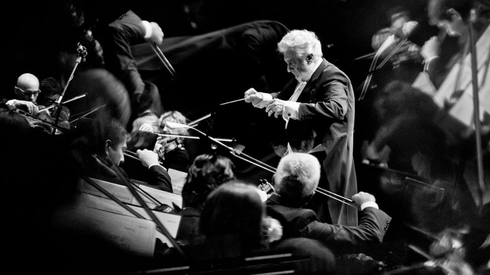 PLÁCIDO DOMINGO. Foto: Cortesía Colección Octavio Sosa.