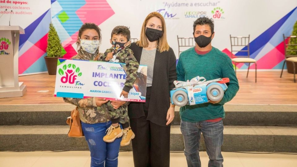 13 niñas y niños escuchan por primera vez gracias al DIF Tamaulipas 