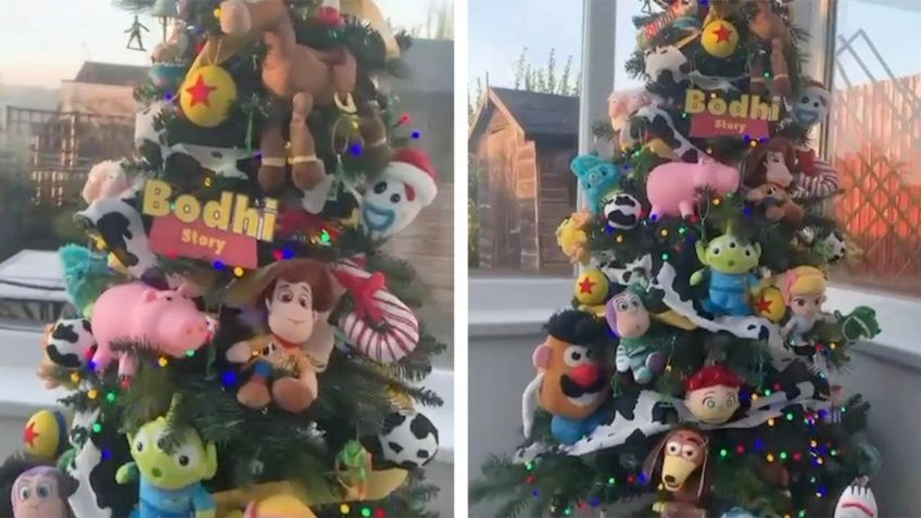 VIDEO VIRAL: ¡De fantasía! Mujer decora su árbol de navidad con personajes de Toy Story