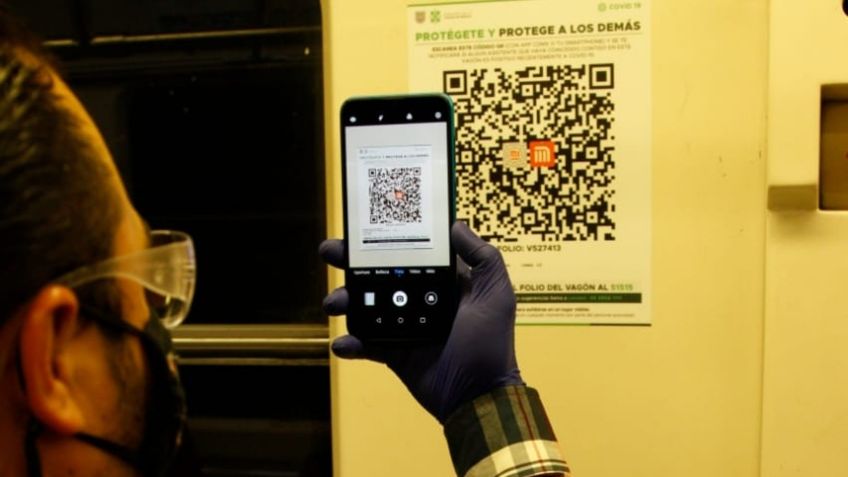 Usuarios del Metro deben registrarse con código QR