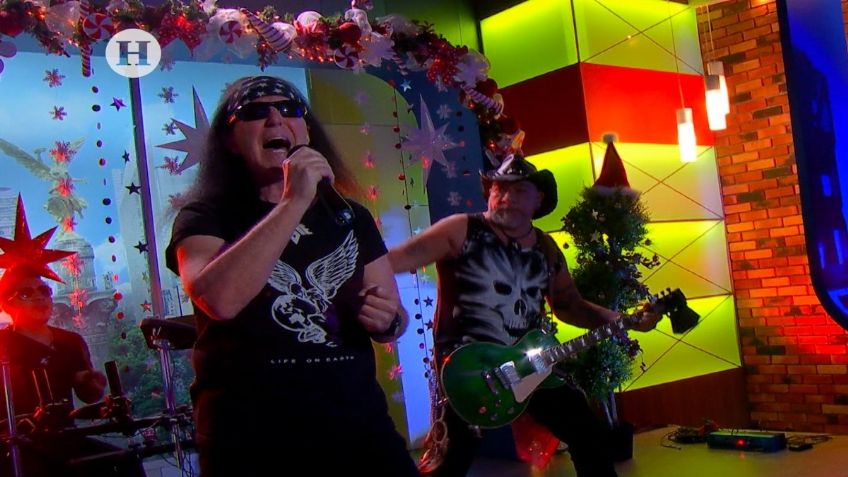 ¡Estrellas de rock! Carlos Trejo demuestra su talento junto a Dave Evans, fundador de AC/DC: VIDEO